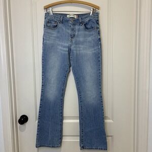Levis 515 Boot Cut Jeans Womens 6M Medium Wash Blue Denim Stretch 155153503